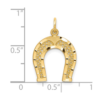 10k Yellow Gold Horseshoe Charm