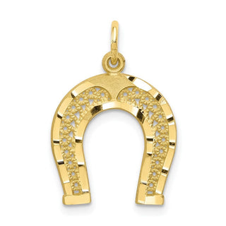 10k Yellow Gold Horseshoe Charm