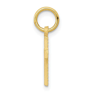 10k Yellow Gold Cross Charm 10C74