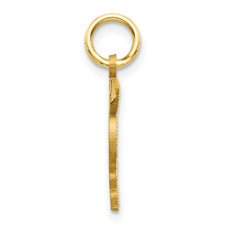 10k Yellow Gold Solid Doctor Of Medicine Md Charm