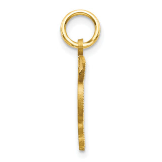 10k Yellow Gold Solid Doctor Of Medicine Md Charm