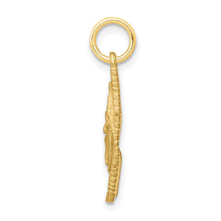 10k Yellow Gold Comb and Scissors Charm 10C761