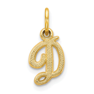 10k Yellow Gold Initial D Charm 10C763D