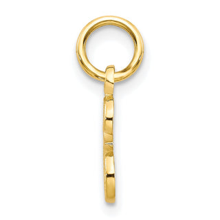 10k Yellow Gold Initial E Charm 10C763E