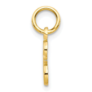 10k Yellow Gold Initial E Charm 10C763E