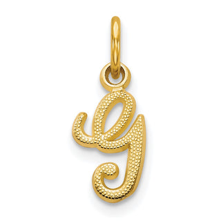 10k Yellow Gold Initial G Charm 10C763G