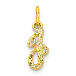 10k Yellow Gold Initial J Charm 10C763J