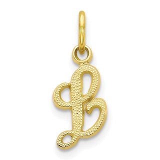 10k Yellow Gold Initial L Charm 10C763L