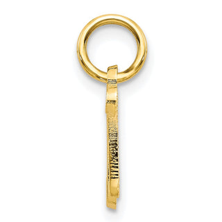 10k Yellow Gold Initial N Charm 10C763N