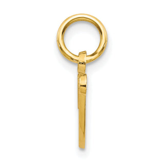 10k Yellow Gold Initial V Charm 10C763V