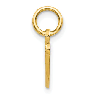 10k Yellow Gold Initial V Charm 10C763V