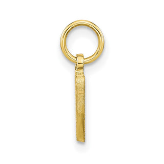 10K Yellow Gold Initial W Charm 10C763W
