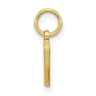 10K Yellow Gold Initial W Charm 10C763W