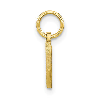 10K Yellow Gold Initial W Charm 10C763W