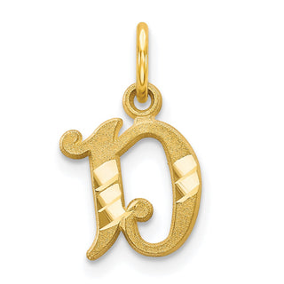 10k Yellow Gold Initial D Charm 10C764D