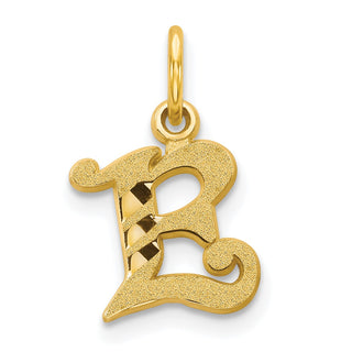 10k Yellow Gold Initial E Charm 10C764E