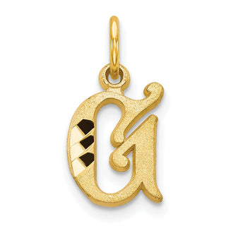 10k Yellow Gold Initial G Charm 10C764G
