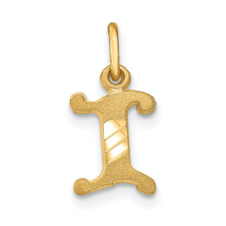 10k Yellow Gold Initial I Charm 10C764I