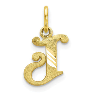 10k Yellow Gold Initial J Charm 10C764J