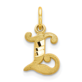 10k Yellow Gold Initial L Charm 10C764L