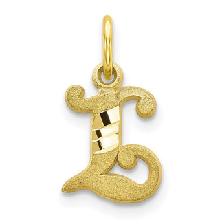 10k Yellow Gold Initial L Charm 10C764L