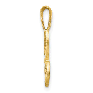 10k Yellow Gold Initial H Pendant 10C767H