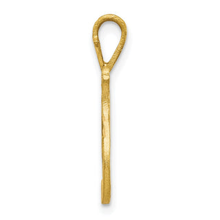 10k Yellow Gold Initial I Pendant 10C767I
