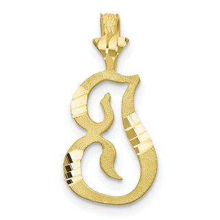 10k Yellow Gold Initial I Pendant 10C767I