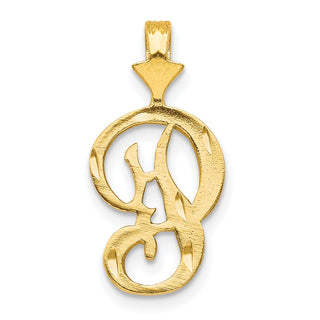 10k Yellow Gold Initial P Pendant 10C767P