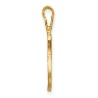 10k Yellow Gold Initial T Pendant 10C767T