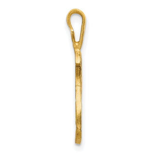 10k Yellow Gold Initial T Pendant 10C767T