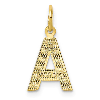 10k Yellow Gold Initial A Charm 10C768A