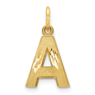 10k Yellow Gold Initial A Charm 10C768A