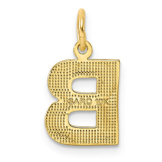 10k Yellow Gold Initial B Charm 10C768B