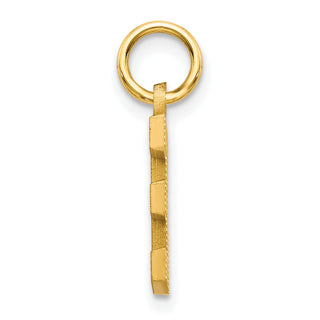 10k Yellow Gold Initial E Charm 10C768E