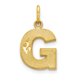 10k Yellow Gold Initial G Charm 10C768G