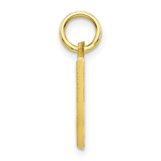 10k Yellow Gold Initial J Charm 10C768J