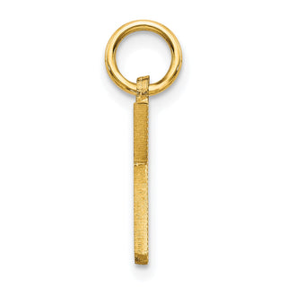 10k Yellow Gold Initial K Charm 10C768K
