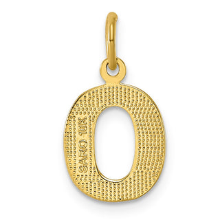 10k Yellow Gold Initial O Charm 10C768O