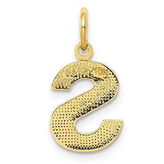 10k Yellow Gold Initial S Charm 10C768S