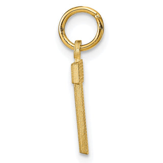 10k Yellow Gold Initial T Charm 10C768T