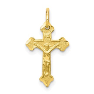 10k Yellow Gold Crucifix Charm 10C77