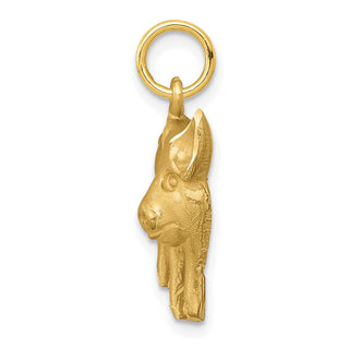 10k Yellow Gold Pig Charm
