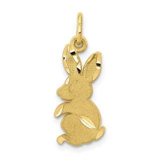 10k Yellow Gold Baby Bunny Charm