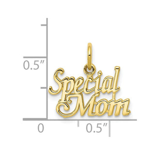 10k Yellow Gold SPECIAL MOM Charm 10C98