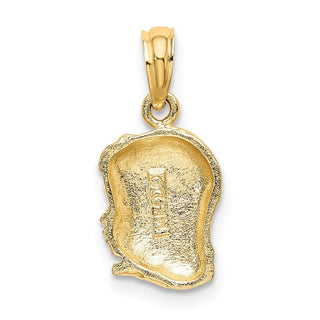 10K Yellow Gold Girl Head Charm