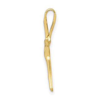 10k Yellow Gold Dancing Starfish Pendant 10D3362