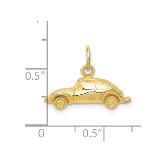 10K Yellow Gold Car Charm