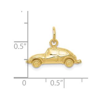 10K Yellow Gold Car Charm