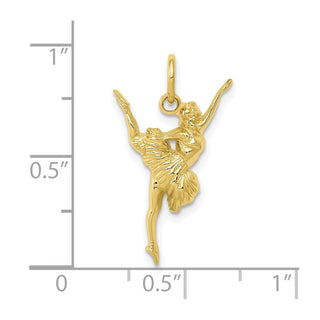 10K Yellow Gold Ballerina Charm 10D3468
